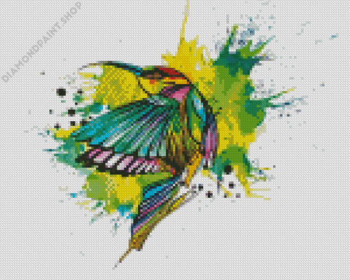 Splash Bird Diamond Painting