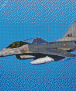 The F 16 Fighting Falcon Diamond Painting