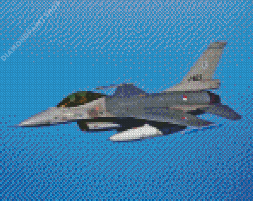 The F 16 Fighting Falcon Diamond Painting