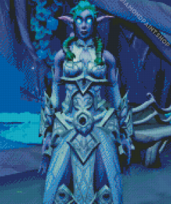 Tyrande Whisperwind Diamond Painting