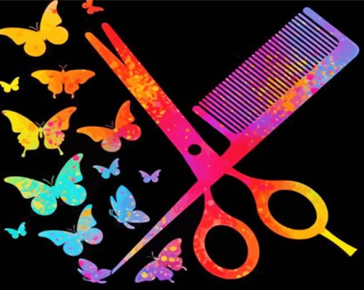 Aesthetic Hairdresser Essentials Diamond Painting