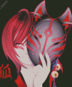 Aesthetic Kitsune Diamond Painting