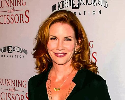 Actress Melissa Gilbert Smiling With Diamond Painting