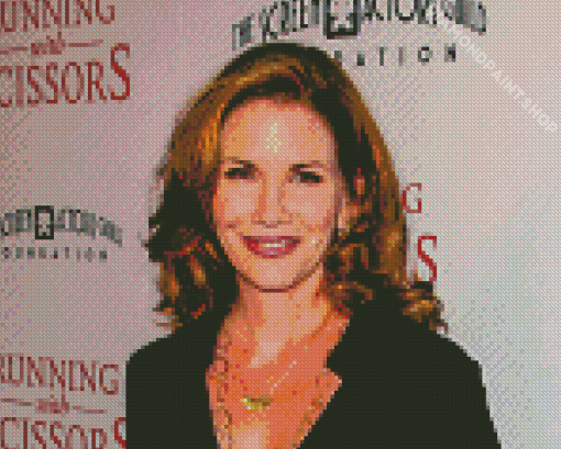 Actress Melissa Gilbert Smiling With Diamond Painting