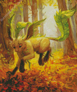 Autumn Leafeon Diamond Painting