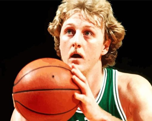 Basketball Player Larry Bird Diamond Painting