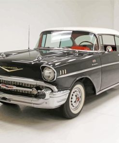 Black 1957 Chevrolet Belair Diamond Painting