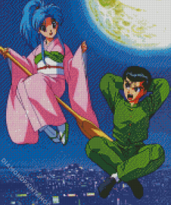 Botan And Yusuke Urameshi Diamond Painting