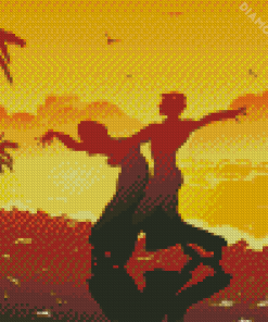 Couple Beach Dancers Diamond Painting