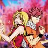 Cute Natsu And Lucy Diamond Painting