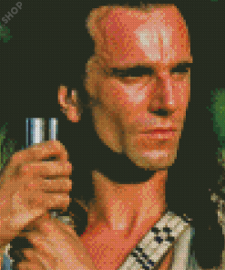 Daniel Day Lewis The Last Of The Mohicans Diamond Painting