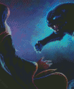 Dark Tiger Diamond Painting