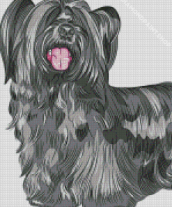 Dog Skye Terrier Art Diamond Painting