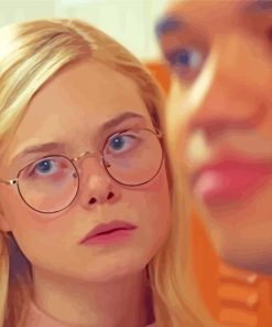 Elle Fanning In All The Bright Places Diamond Painting