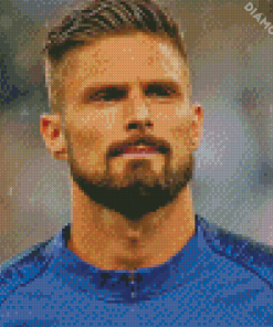 Footballer Olivier Giroud Diamond Painting