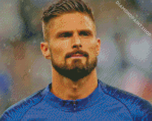 Footballer Olivier Giroud Diamond Painting