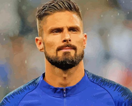 Footballer Olivier Giroud Diamond Painting