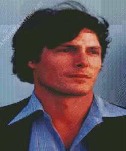 Handsome Christopher Reeve Diamond Painting