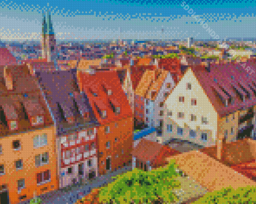 Nuremberg Germany City Diamond Painting
