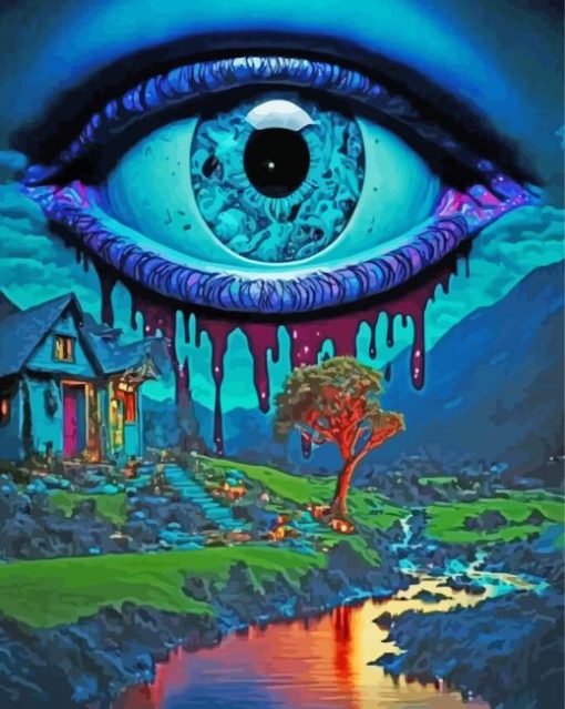 Sad Eye Diamond Painting