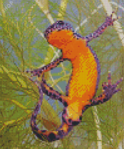 Salamander Swimming Diamond Painting