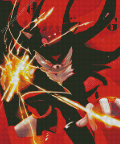 Shadow Sonic Game Diamond Painting