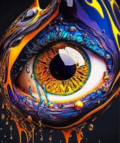 Splatter Eye Diamond Painting