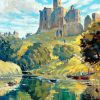 Warkworth Castle Art Diamond Painting