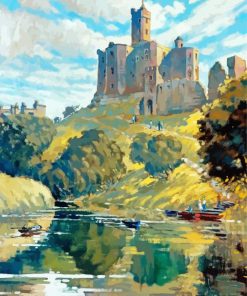 Warkworth Castle Art Diamond Painting