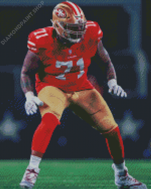 American Trent Williams Diamond Painting