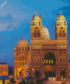 Cathedral La Major At Night Diamond Painting