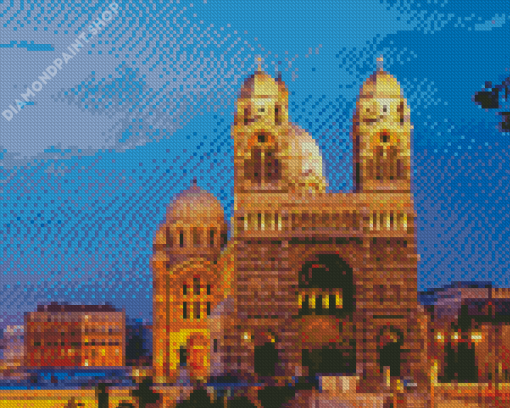 Cathedral La Major At Night Diamond Painting