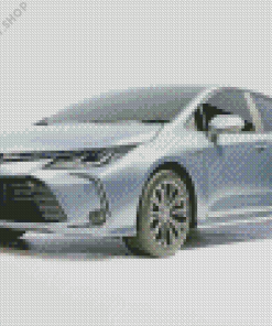 Grey Corolla Diamond Painting