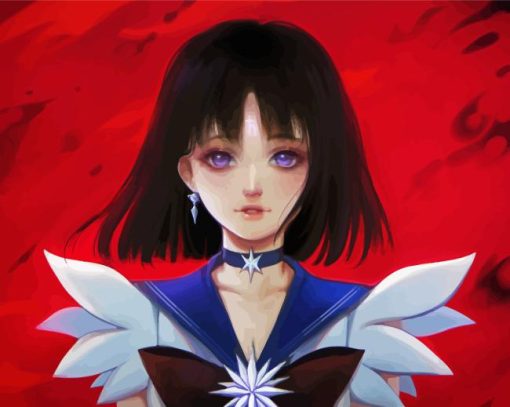 Sailor Saturn Diamond Painting