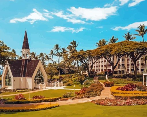 The Wailea Church Diamond Painting