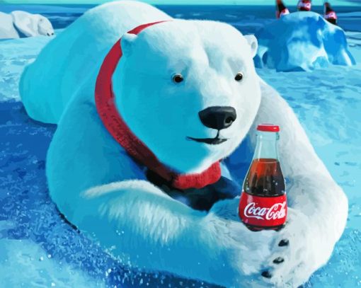 Cola Bear Diamond Painting