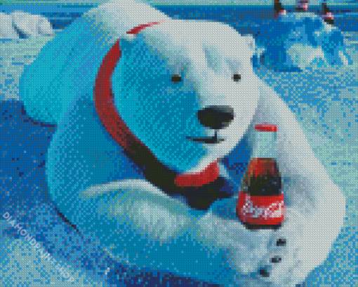 Cola Bear Diamond Painting