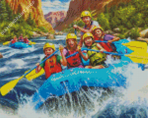 Rafting Adventure Diamond Painting