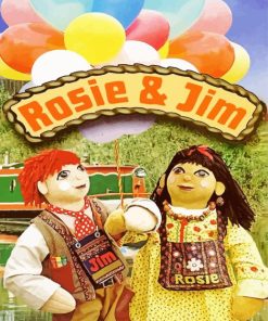 Aesthetic Rosie And Jim Diamond Painting