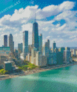 Willis Tower Chicago Illinois Diamond Painting