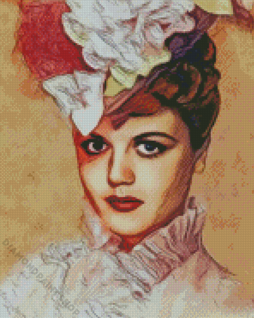 The Actress Angela Lansbury Diamond Painting