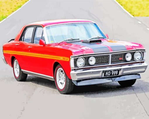 Ford Falcon GTHO Diamond Painting