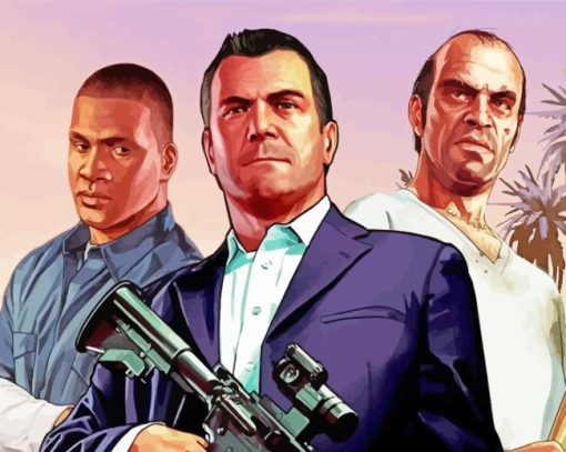 GTA 5 Game Diamond Painting