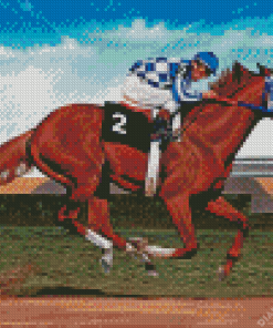 Secretariat Art Diamond Painting