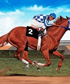 Secretariat Art Diamond Painting