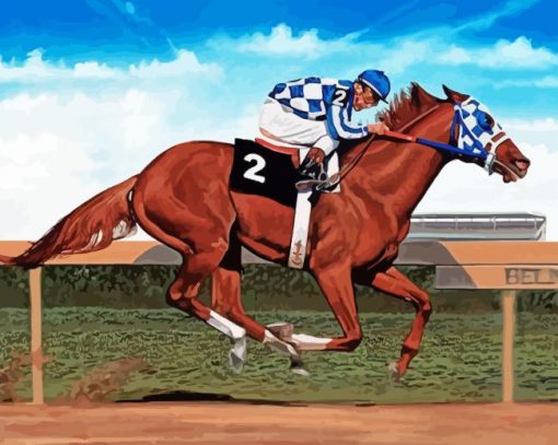 Secretariat Art Diamond Painting