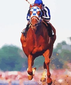 Secretariat Horse Racing Diamond Painting