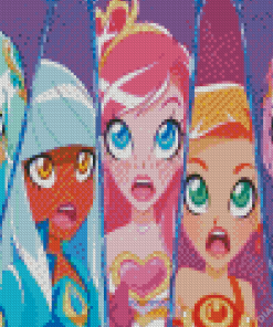 Lolirock Girls Poster Diamond Painting