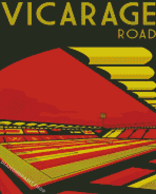 Watford FC Art Diamond Painting