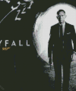 Black And White Skyfall Diamond Painting